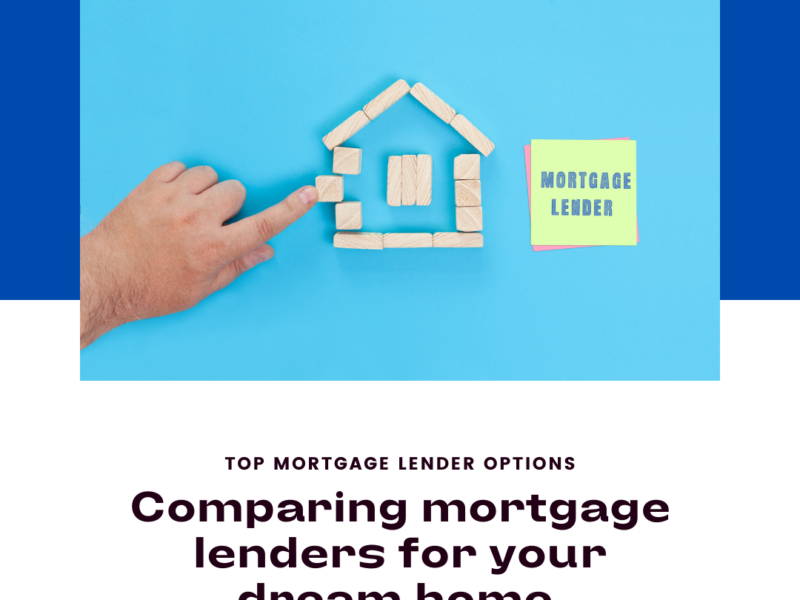 Homebuyer comparing mortgage lender options on a digital platform.